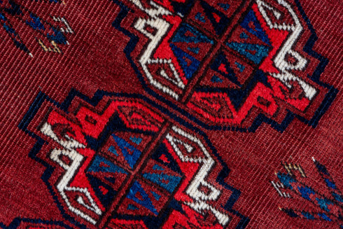 Antique Torkaman Area Rug (3' x 6')